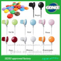 in ear Headphone cheap price earphone with spiral cable